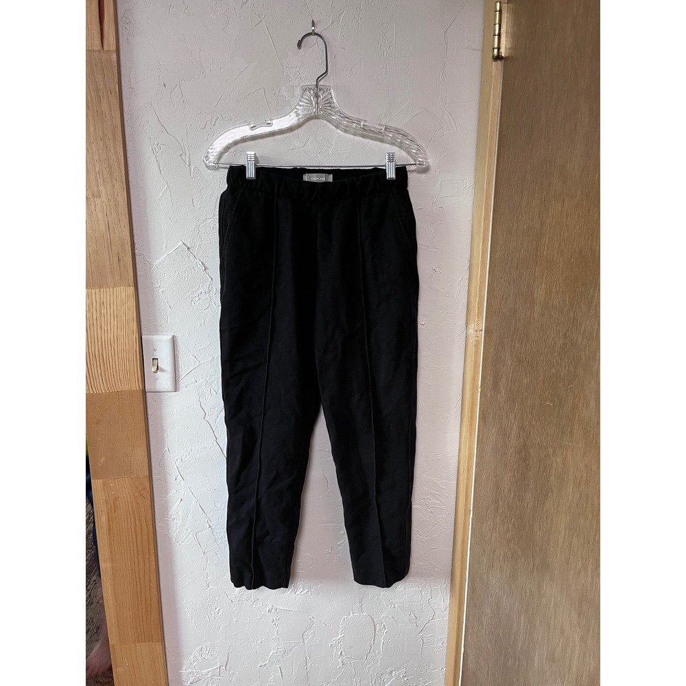 Everlane Black Crop Pants Womens Size‎ S Casual Elastic Waist Career
